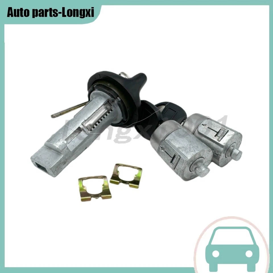 For 1995-1997 GMC K1500, K2500 Suburban Ignition & Door Lock Cylinder Set - Imagem 3 de 4
