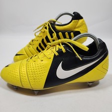 Nike CTR360 Libretto III SG Mens Football Boots 2012 - Yellow/Black -Size 8.5 UK