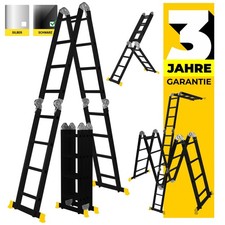 Mehrzweckleiter Gelenkleiter Leiter Multifunktionsleiter Stehleiter Aluminium