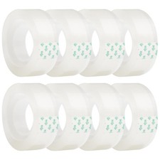 Transparent Clear Tape Refills 0.7 Inch 27.3 Yard - Perfect for Office, Home