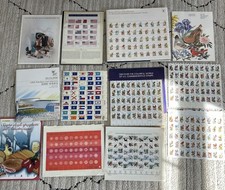 1982 Birds and Flowers of the Fifty States Mint Stamp Sheets USPS + Book + More