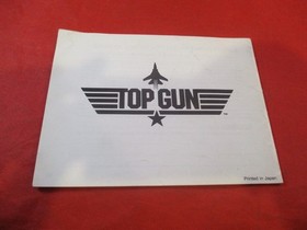 Top Gun 1 Nintendo NES Manual de instrucciones Folleto SOLO Topgun #V
