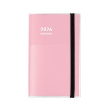 Kokuyo Jibun Techo First Kit Planner 2026 Monthly/Weekly A5 Slim Pink Ni-JF1P-26