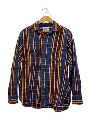 Mens Engineered Garments Engineered Garments Long Sleeve Shirt M Cotton Navy Che