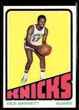 1972-73 Topps Dick Barnett NRMT/Mt Set Break #52