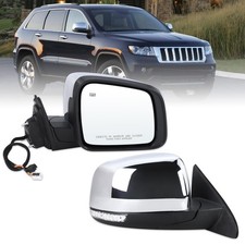 Right Passenger Side Mirror Compatible With 2011-2016 Jeep Grand Cherokee Wit...