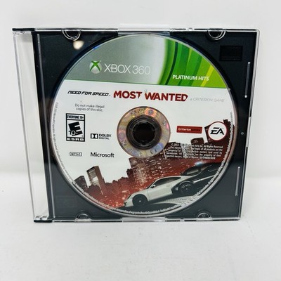Need for Speed: Most Wanted (Microsoft Xbox 360, 2005) Disc Only