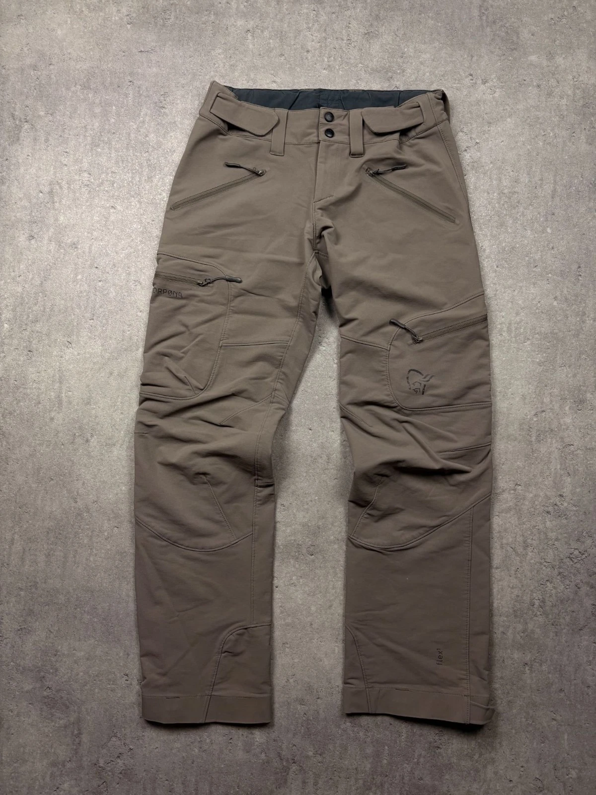 Norrøna svalbard flex1 Softshell Pants winter gorpcore rare y2k military