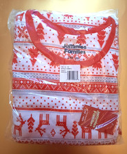 NIP Size 2XB Men s Christmas Pajamas Red Reindeer, Hearts, Trees