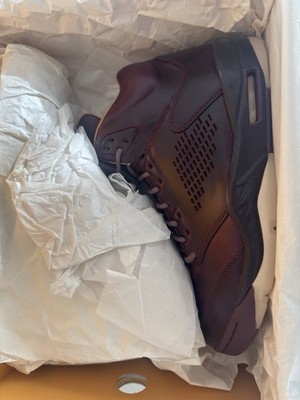 RARE Jordan 5 Retro Premium Bordeaux Sneakers Size 10.5 Brand New With OG Box