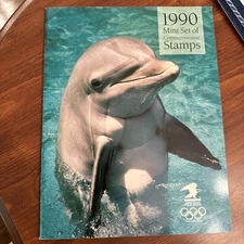 1990 Complete commemorative stamp book With Extra Set Of Classic Film Stamps