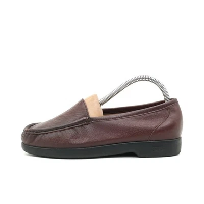 SAS Damen Loafer EU 35 Braun Leder Niedrigschaft Komfort Slipper - Bild 1 von 4