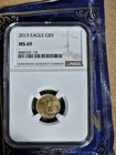 2013 1/10 Oz Gold American Eagle NGC MS69
