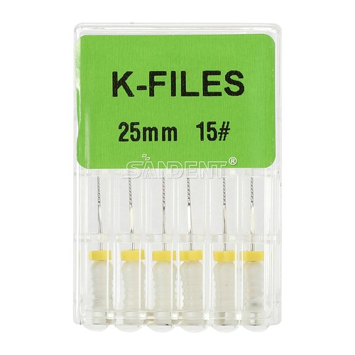 10 Confezioni File Dentali K/H/R Uso Manuale 25mm Porta File/File - Foto 25 di 151