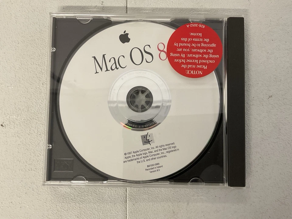 Apple Mac OS 8 Install CD – Original Vintage Macintosh System Disc - Image 4 of 4