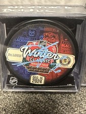 Zachary Bolduc signed St Louis Blues 2025 Winter Classic Dueling Puck w/cube