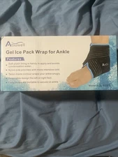 Ankle Ice Pack Wrap Reusable Gel Ice Pack for Foot Ankle Heel Foot Ice Pack Wr