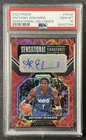 ANTHONY EDWARDS PSA 10 2022-23 PANINI PRIZM #SS-AE SENSATIONAL AUTO CHOICE 396