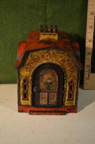 American cast-iron bank, " Magic Bank  ",   1876, J & E Stevens
