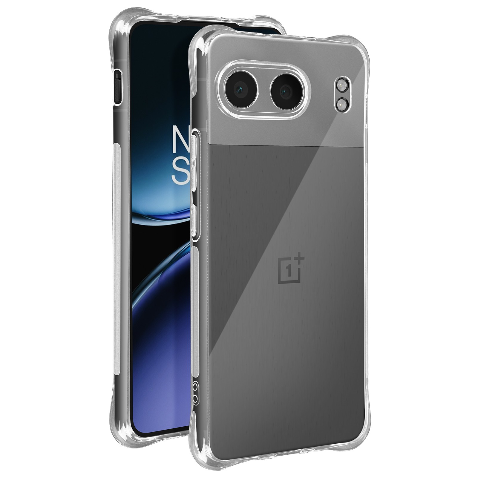 Coque OnePlus Nord 4 transparente Avizar bumper silicone antichoc et transparente