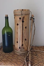 Bamboo slit-tube percussion (Sierra Leone-style kele)