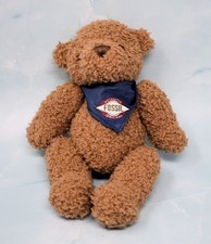 Vintage Fossil Bandana Bear by Gund, 10 inch