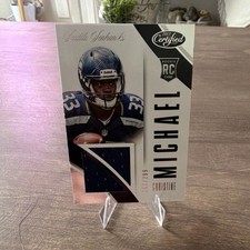 Panini 2013 Certified Rookie Memorabilia Christine Michael #3 /299 Seahawks