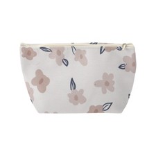 1 Pc Durable Print Makeup Bag Beige Khaki