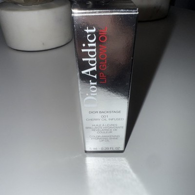 Christian Dior Addict Backstage Lip Glow Cherry Oil Infused  001 Pink  0.20 oz