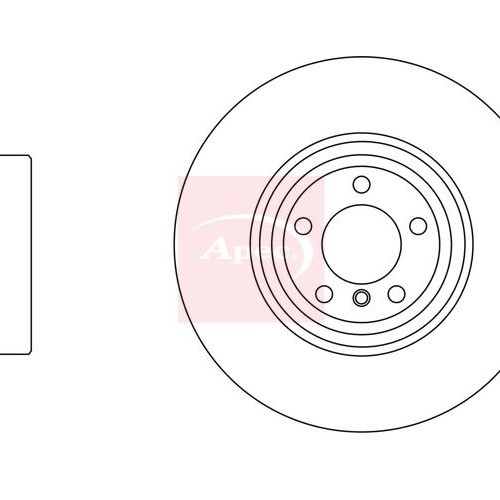 For BMW 3 Series F30 F80 2011 to 2018 BRAKE DISC (REAR) (SINGLE) DSK3249