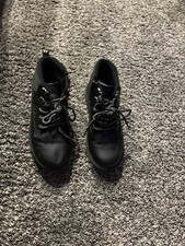 Nautica Boys Black Casual Boots Size 2 Preowned