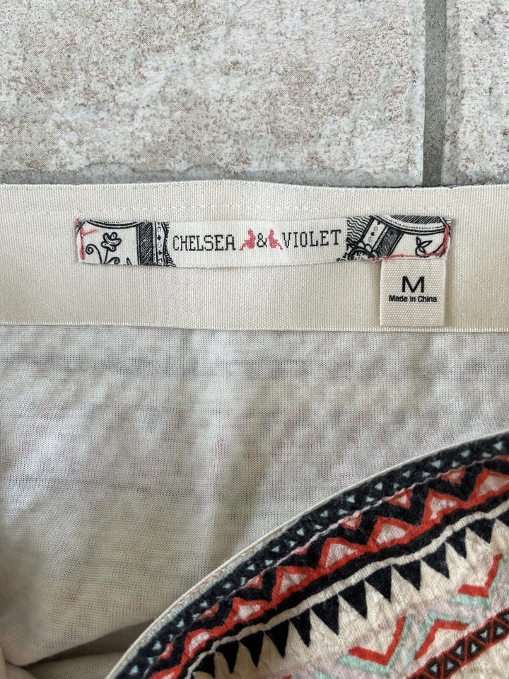 Falda Vintage Chelsea y Violeta Talla Mediana Gráfica Elastizada Body Con Talla M Boho Foto 2 de 4