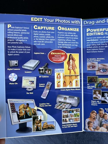 Nova Photo Explosion Deluxe Vers 3 Complete Digital Photo Studio 4 Disk & Manual - Picture 5 of 5
