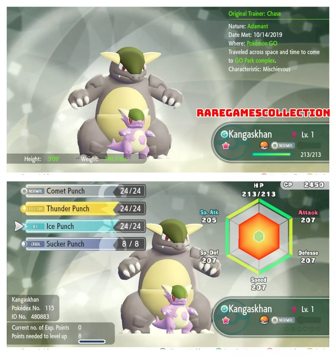 Pokemon Let's Go Pikachu & Eevee ✨ SHINY ✨6 IV MEGA Gengar FAST DELIVERY