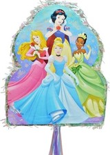 Disney Princess Pinata, with Jasmine, Ariel, Tiana... 17.5 x 3.25 x 17.5in, 1 Ct