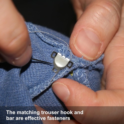 30 Pcs Hook and Eye Sewing Hook and Eye Closures for Clothing Set Clothing Sn... - Picture 4 of 7