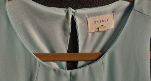 Kleid Sea Foam blau in Größe S von Everly - Bild 3 von 5
