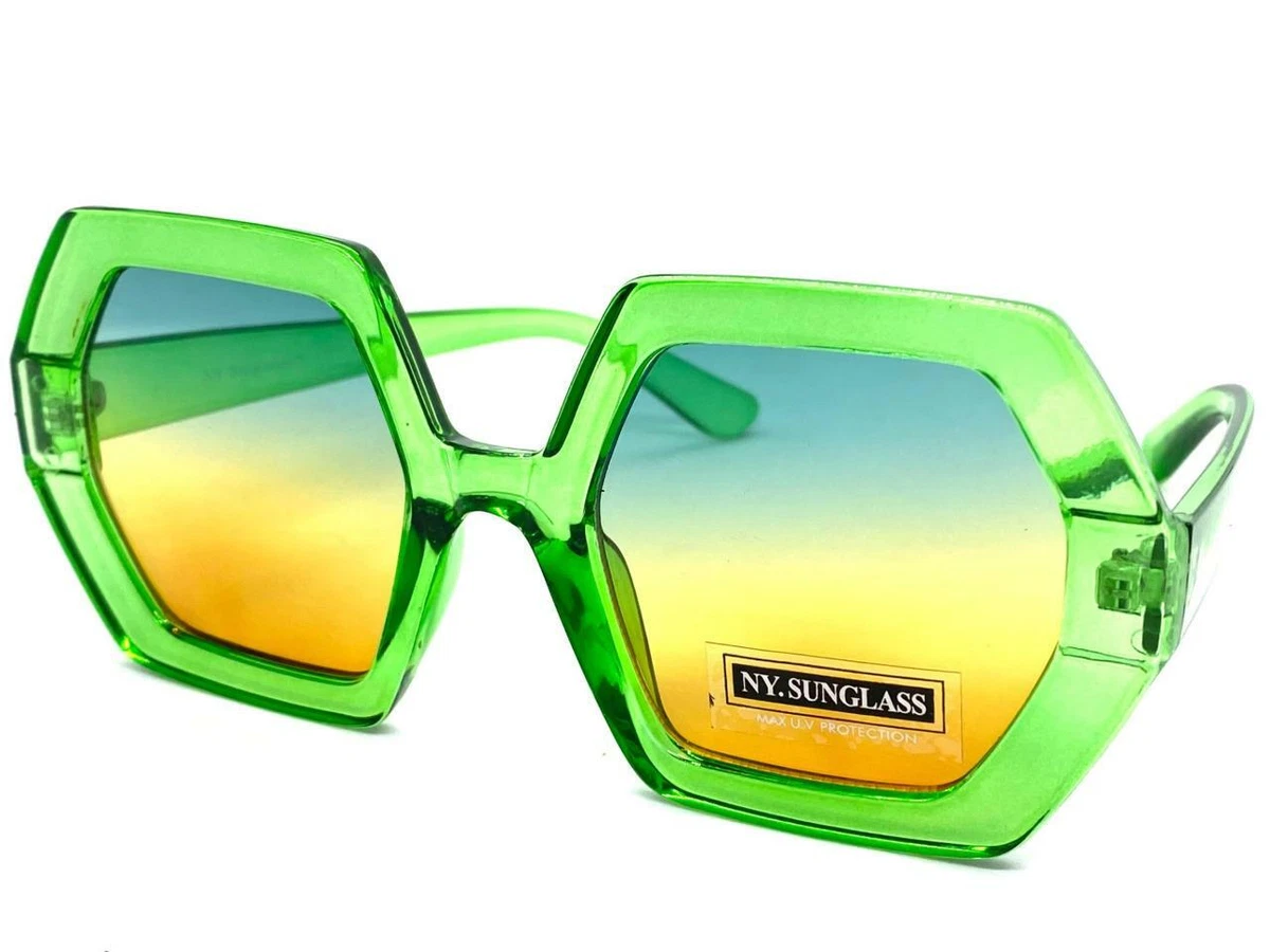 Oversized hexagon glasses cheap