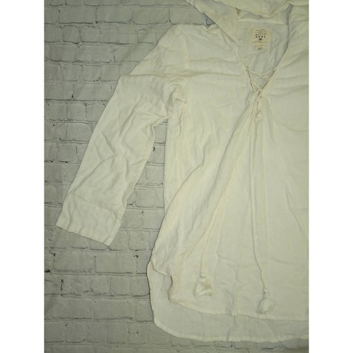 Billabong Women’s Aloha Lace Up Tunic Swim Cover-up, Salt Crystal, Small - Picture 5 of 8