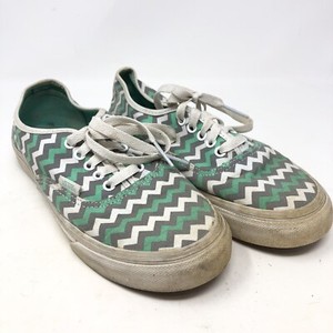 vans green and grey