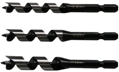 STAR-M Short Auger Bit 1/4ln.Hex Shank Wood Drill Impact 3-36mm made in Japan - Picture 80 of 96