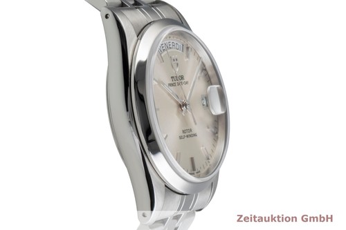 Tudor Prince Date+Day Silver Dial Edelstahl Automatik Herrenuhr Ref. 76200 - Bild 6 von 14