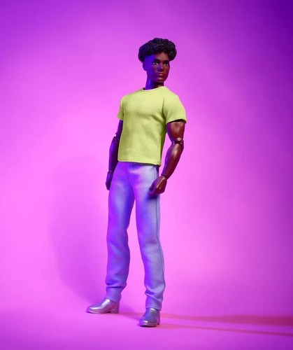 Barbie Looks Ken Doll, Collectible No. 25 with Curly Black Hair and Modern... - Picture 2 of 2