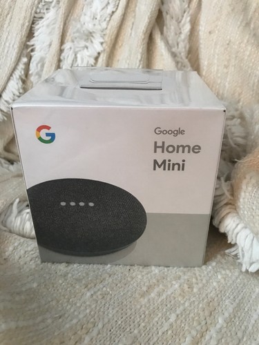 Google Home Mini Smart Assistant - Chalk- New - Picture 1 of 6