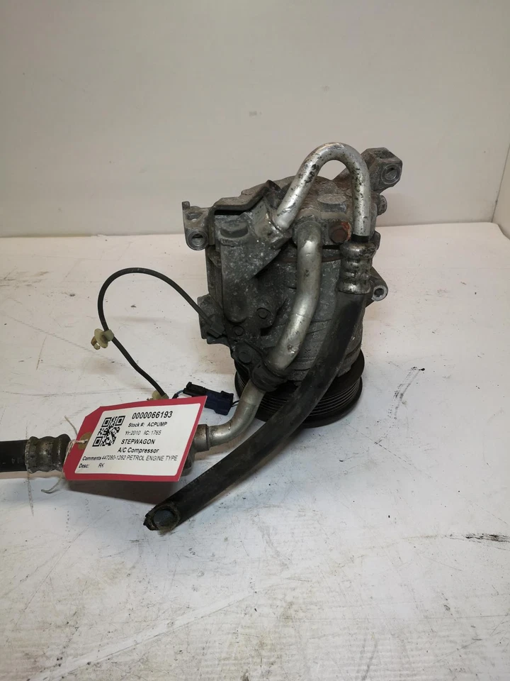 HONDA STEPWAGON TYPE R20 RK 2009 - 2015 AC COMPRESSOR PETROL 66193 447280-1262 - Image 4 of 4