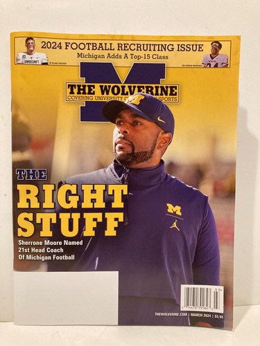 THE WOLVERINE MAGAZINE 2024 FOOTBALL RECRUITING ISSUE 84 PAGES NATIONAL CHAMPS - Picture 3 of 3