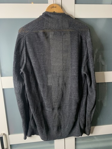 All Saints Size Small • Lightweight Soft Wool Grey Cardigan - Picture 9 of 15