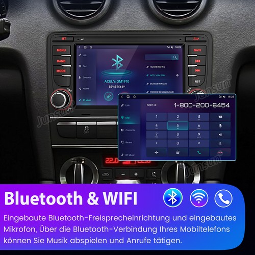 64GB Android 13 Für AUDI A3 8P 2003-2013 Autoradio Apple Carplay 7''GPS Nav WIFI - Bild 9 von 18