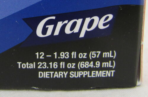 5 Hour Energy Grape Flavor 12 Count Box 1.93 oz Shots Sugar Free Ship Hr Five - Picture 6 of 9