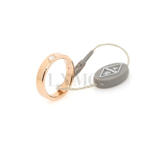 Van Cleef & Arpels Toujours Ring Étoile Wedding Band Rose Gold Diamond Ring Size - Picture 3 of 13